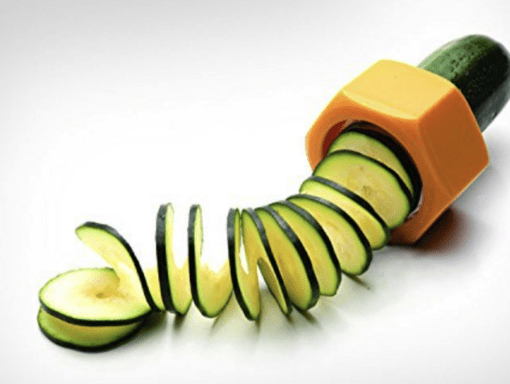 Vegetables with Spiral Elongated Shape Continues with Cucumber Slicer - Image 3